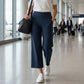 👖 50% RABATT NU! 🌿 Dambyxor med Vida Ben & Korta Ben – Sidfickor & Andningsbart – Mångsidigt & Bekvämt för Alla Tillfällen ☀️