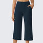 👖 50% RABATT NU! 🌿 Dambyxor med Vida Ben & Korta Ben – Sidfickor & Andningsbart – Mångsidigt & Bekvämt för Alla Tillfällen ☀️