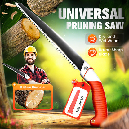 🔥2026 Bästsäljare🌲Lätt och vass universalbeskärningssåg med slida