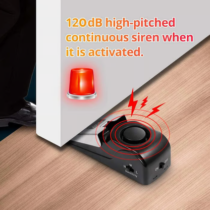 🏆Köp 3 få 2 gratis✨📢🆘 Säkerhetsdörrstopp med larm