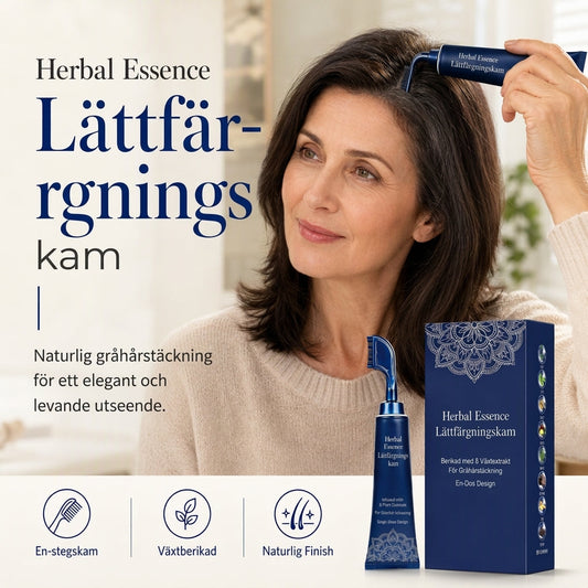 🌿50% RABATT⏰ Ört hårfärgningskam, enkel hemmabruk, skonsam mot håret🖤