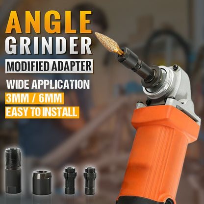 Modifierad adapter för vinkelslip