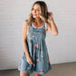 🌸2025 New Fashion🌸 Vintage Floral Printed Denim Jumpsuit