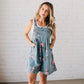🌸2025 New Fashion🌸 Vintage Floral Printed Denim Jumpsuit