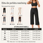 👖 50% RABATT NU! 🌿 Dambyxor med Vida Ben & Korta Ben – Sidfickor & Andningsbart – Mångsidigt & Bekvämt för Alla Tillfällen ☀️