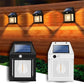 🔥Solcellslampa med rörelsesensor i volfram🌙ingen elförbrukning, 12 timmars batteritid och IP65!