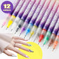 Kreativt nagellack set med 12 färger