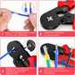 ⚡ 50% RABATT NU! 🔧 200 Krympbara Terminalanslutningssatser – Självjusterande Krympverktyg, Ergonomiskt Handtag & Mångsidig Användning 🛠️
