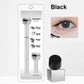💖2-i-1 Vattentät Eyeliner & Nedre Ögonfrans Stämpelset med Individuell Flytande Eyeliner