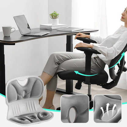 💯Ergonomisk rygg- och ländryggsstödskudde i memoryskum för stol