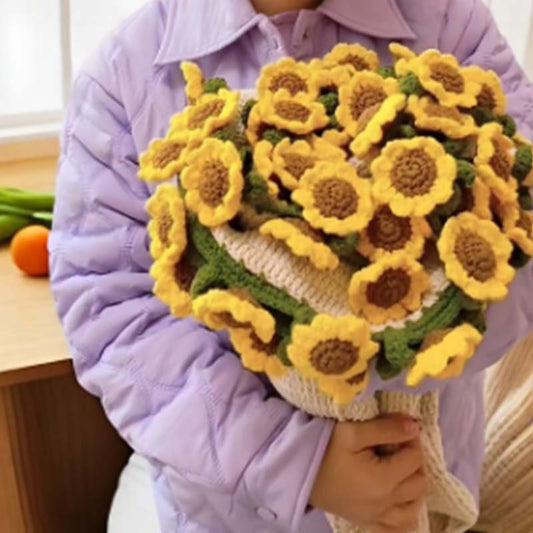 🎁2025 Nouveaux produits💐Couverture bouquet au crochet