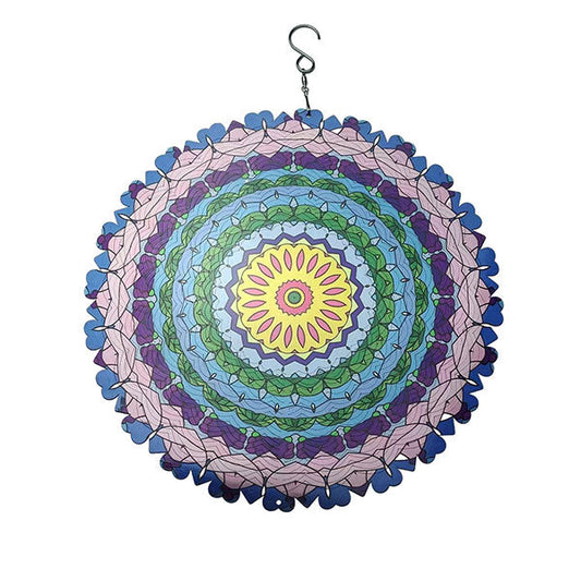 🎁3D Färgglad vind som snurrar Mandala