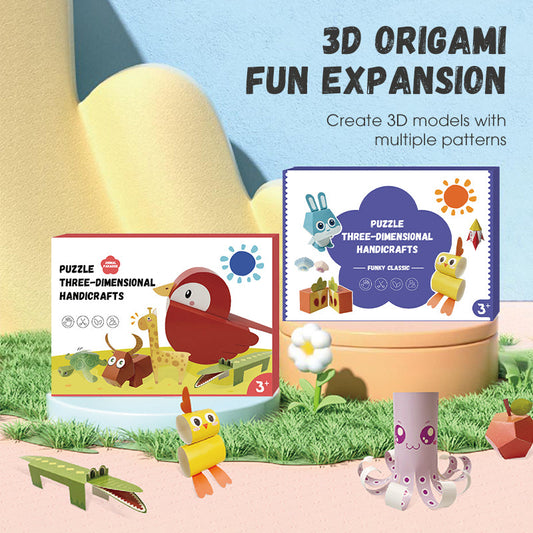 3D Handgjord Origamibo