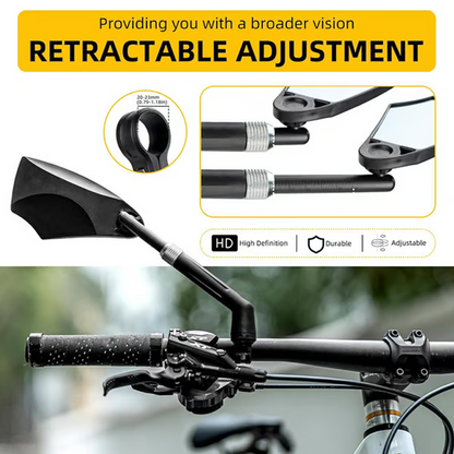 🔥360° Justerbar Backspegel för Cykelstyre💯