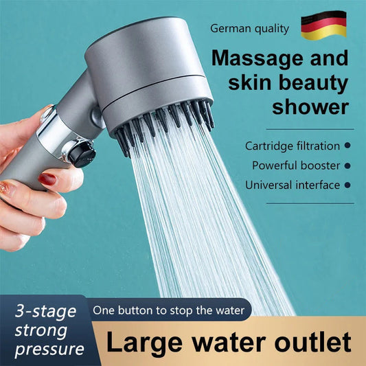 💦Massage och hudvård Multifunktionell dusch