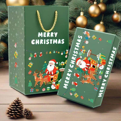 🎅🎄Unik hopfällbar popup-julklappsask