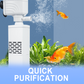 Akvariefilter 3-i-1 – filtrering, syresättning och vattenpumpning