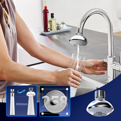 🚰360° Svängbart Kranmunstycke med Trycksatt Stråle💦