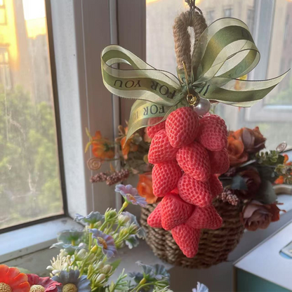 ⏳Begränsad tid 50 % rabatt⏰Hantverksmässig jordgubbs-/druvklase-tvål🍓🍇🧼
