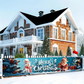 🔥Solange der Vorrat reicht 50 % Rabatt!🎉Utomhus Merry Christmas hängande banner