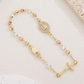 Elegant Armband med Kors och Strasstenar
