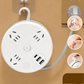 🔌50% RABATT🔋Utdragbar Grenuttag med Krok och USB-portar – 5 Uttag, 3 USB-portar & Säker Överbelastningsskydd🏠