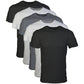 Herr Klassisk Crew Neck T-shirt – Premium Bomullsblandning, Modern Atletisk Passform, Förstärkta Sömmar 👕✨