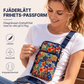 ✨ 50 % RABATT NU! Blommig mobilväska med handledsrem och justerbar axelrem 🌸