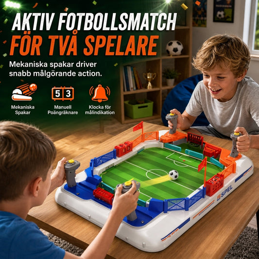 ⚽ 50% RABATT! 🎮 Interaktivt tvåspelares bordsfotbollsspel, roligt spel för barn ✨