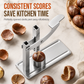 🔩 50% RABATT NU! Rostfri kastanj- och nötknäckare – mekanisk spakpress, jämna snitt & livsmedelsklassat stål – perfekt för kastanjer och nötter 🌰