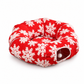 🎄🐱 Kattunnel & Kattsäng till Jul – Donut Kattgrotta & Dyna, Begränsad Upplaga, Avtagbar & Tvättbar 🎁✨