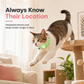 🐾 50% RABATT! ✨ Reflexhalsband för Katt med Vattentät Hållare för Smart GPS-Tracker & Säkerhetsspänne 📍