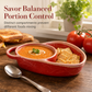 🍲 50 % RABATT NU! 🥣 Retro uppdelad ugnsform i keramik med handtag – håller maten skild & säkert från ugn till bord, mikrovågssäker ✨